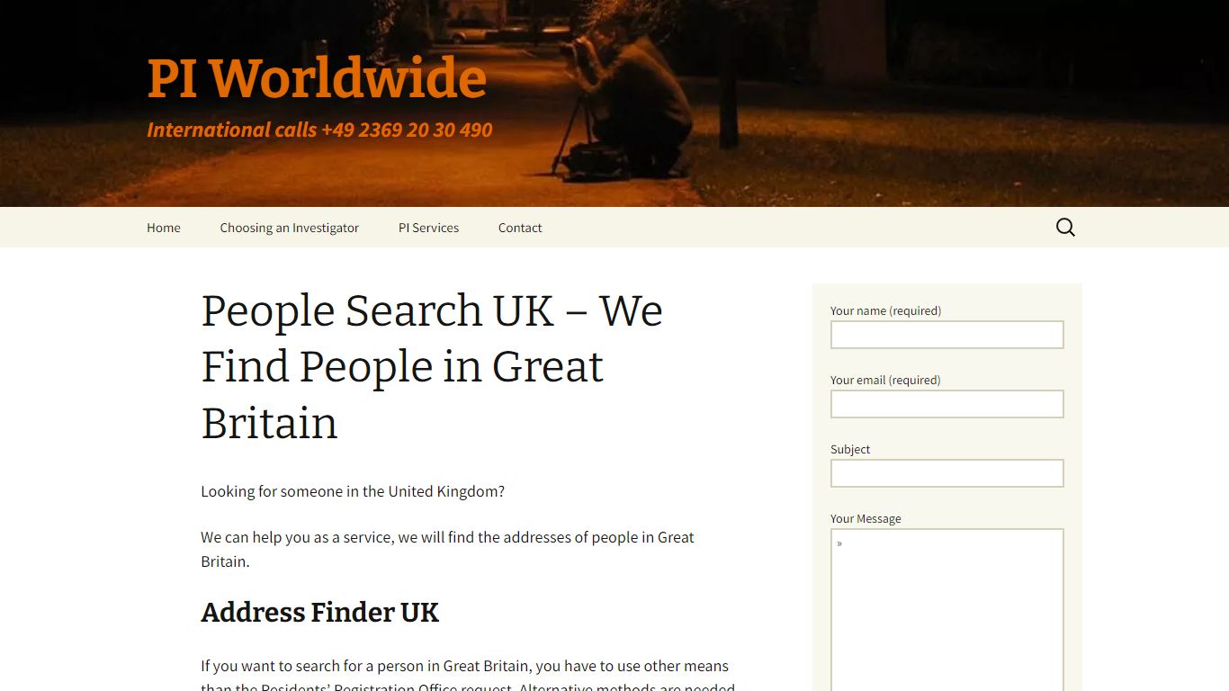 People Search UK » People Finder Great Britain - England & Scotland